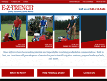 Tablet Screenshot of eztrench.com